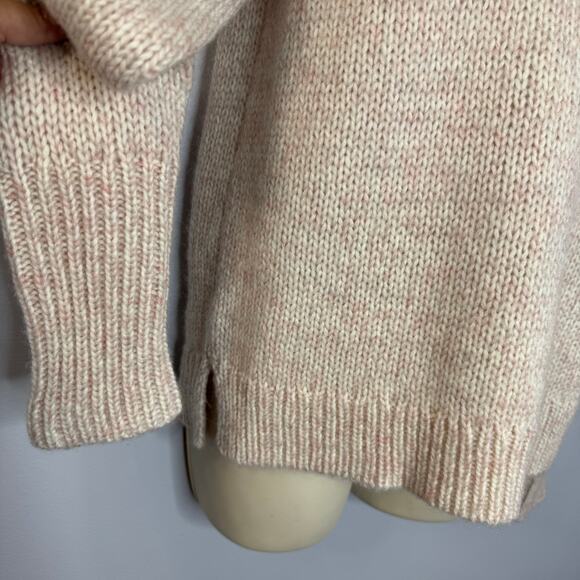 J. Crew Wool Blend Knit Turtle Knit Pink Sweater Preppy Casual Sz XS New - Picture 8 of 11